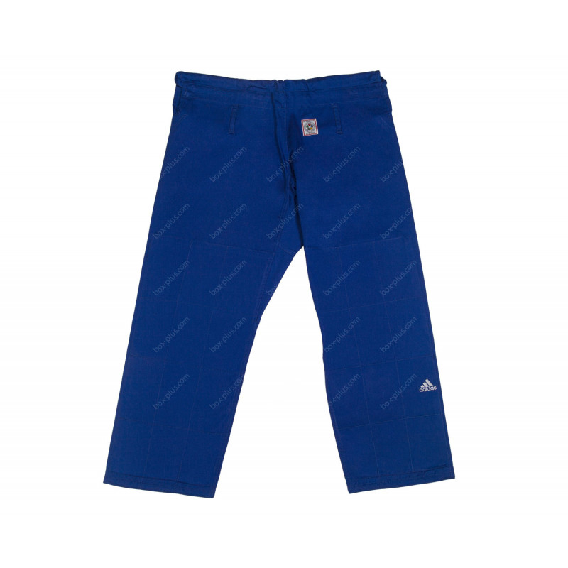 Кимоно дзюдо adidas Champion II IJF Slim Fit синее