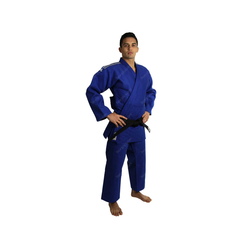 Кимоно дзюдо adidas Champion II IJF Slim Fit синее